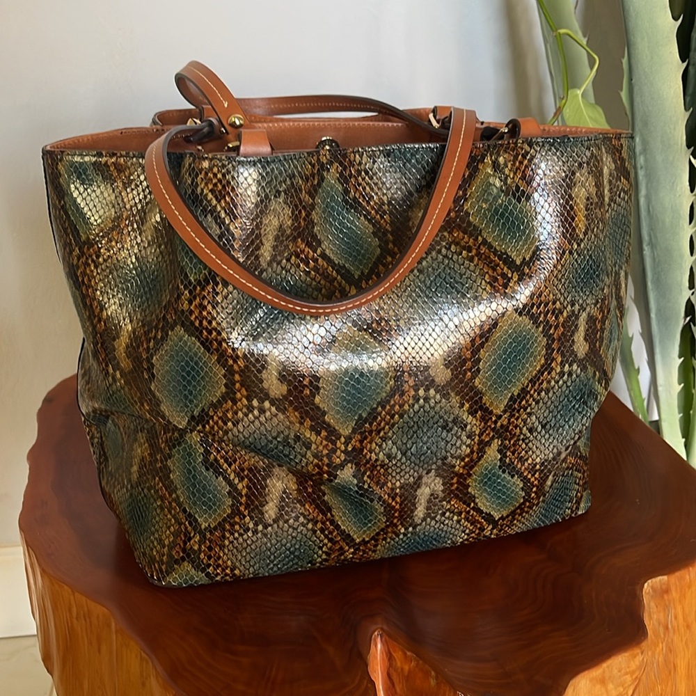 Dooney and Bourke Python Flynn Tote - Picture 4 of 13